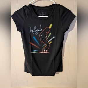 Michael Jackson Dancing Air Brush T Shirt Kids Unisex Size 14-16 XL Black